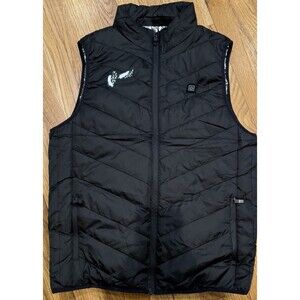 New Black Unisex Heated Winter Puffer Vest USB Rechargeable Medium